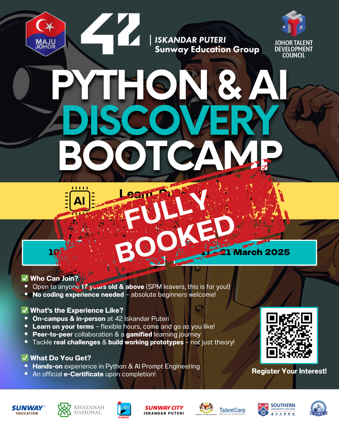 Join the Python & AI Discovery Bootcamp