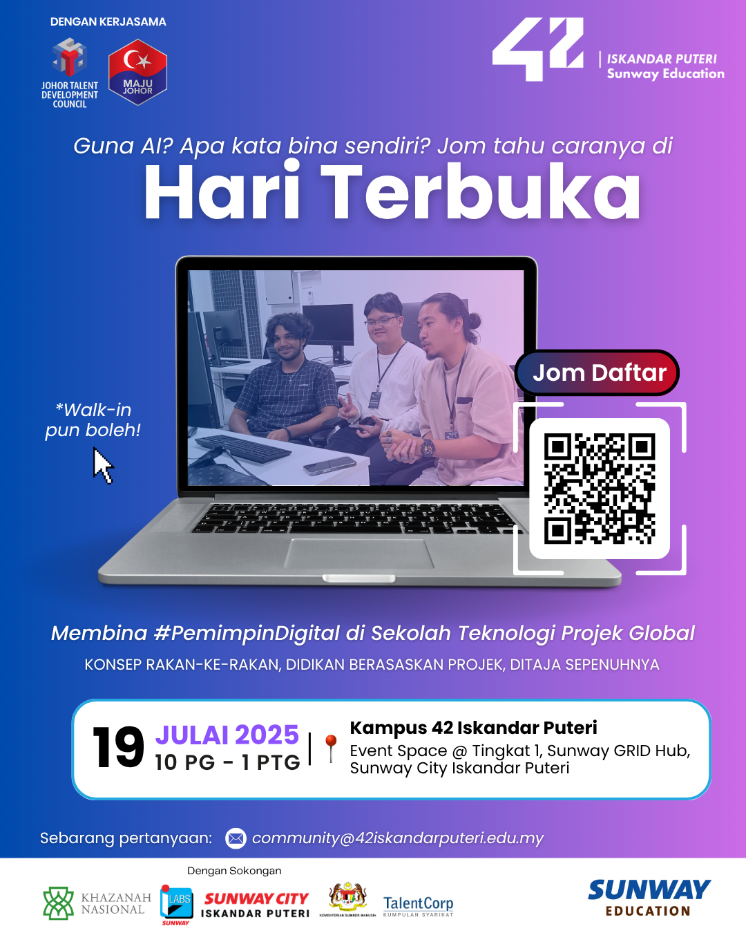 Hari Terbuka Kampus Julai 2025